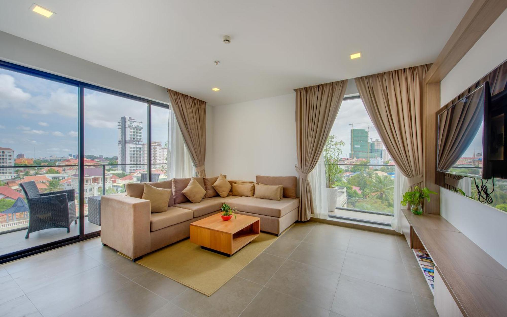 Mansion 51 Hotel & Apartment Phnom Penh Esterno foto